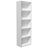 NNEVL Bookshelf Engineered Wood 60x31x190 cm White