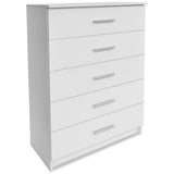 NNEVL Storage Cabinet Chipboard 71x35x106 cm White