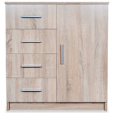 NNEVL Sideboard Chipboard 79x35x88 cm Oak