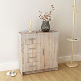 NNEVL Sideboard Chipboard 79x35x88 cm Oak