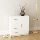 NNEVL Sideboard Chipboard 79x35x88 cm White
