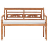 NNEVL Batavia Bench with Cushions 120 cm Teak