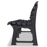 NNEVL Garden Bench 145,5 cm Plastic Anthracite