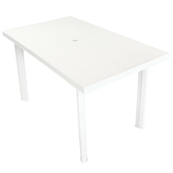 NNEVL Garden Table 126 x 76 x 72 cm(White)