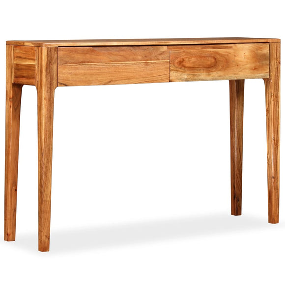 NNEVL Console Table Solid Wood 118x30x80 cm