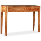 NNEVL Console Table Solid Wood 118x30x80 cm