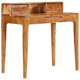 NNEVL Writing Desk with Drawers Solid Wood 88x50x90 cm