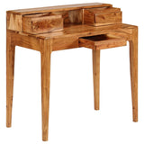 NNEVL Writing Desk with Drawers Solid Wood 88x50x90 cm