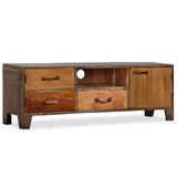NNEVL TV Cabinet Solid Wood Vintage 118x30x40 cm