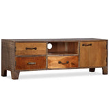 NNEVL TV Cabinet Solid Wood Vintage 118x30x40 cm