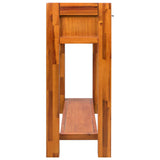 NNEVL Console Table Solid Acacia Wood 86x30x75 cm