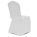 NNEVL 100 pcs Stretch Chair Covers White