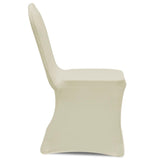 NNEVL 100 pcs Stretch Chair Covers Cream