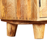 NNEVL TV Cabinet Solid Mango Wood 118x35x40 cm