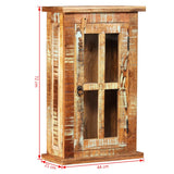 NNEVL Wall Cabinet Solid Reclaimed Wood 44x21x72 cm