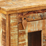 NNEVL Wall Cabinet Solid Reclaimed Wood 44x21x72 cm