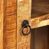 NNEVL Wall Cabinet Solid Reclaimed Wood 44x21x72 cm