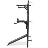 NNEVL Wall-mounted Multi-functional Fitness Power Tower Black