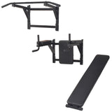 NNEVL Wall-mounted Multi-functional Fitness Power Tower Black