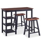 NNEVL Bar Set 3 Pieces MDF Black