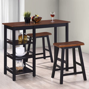 NNEVL Bar Set 3 Pieces MDF Black