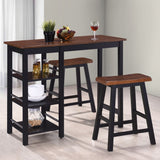 NNEVL Bar Set 3 Pieces MDF Black