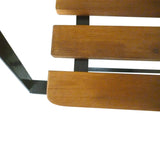 NNEVL Folding Garden Bench 112 cm Solid Acacia Wood