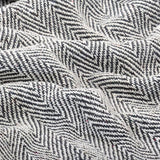 NNEVL Throw Cotton Herringbone 220x250 cm Navy Blue