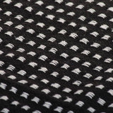 NNEVL Throw Cotton Squares 160x210 cm Black
