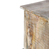 NNEVL TV Cabinet Solid Mango Wood