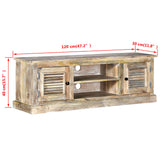NNEVL TV Cabinet Solid Mango Wood
