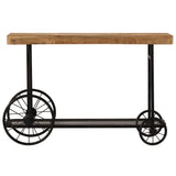 NNEVL Console Table Solid Mango Wood 115x36x76 cm