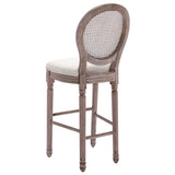 NNEVL Bar Chairs 2 pcs White Linen
