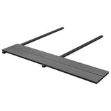 NNEVL WPC Decking Boards with Accessories 15 m² 4 m Grey