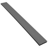 NNEVL WPC Decking Boards with Accessories 15 m² 4 m Grey