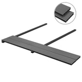 NNEVL WPC Decking Boards with Accessories 35 m² 4 m Grey