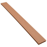 NNEVL WPC Decking Boards with Accessories 30 m² 4 m Brown