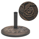 NNEVL Parasol Base Resin Round Bronze 9 kg