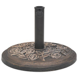 NNEVL Parasol Base Resin Round Bronze 9 kg