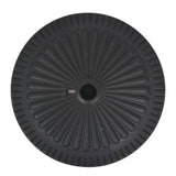 NNEVL Parasol Base Resin Round Black 29 kg