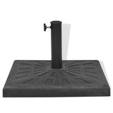 NNEVL Parasol Base Resin Square Black 19 kg