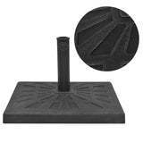 NNEVL Parasol Base Resin Square Black 12 kg