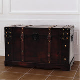 NNEVL Vintage Treasure Chest Wood 66x38x40 cm