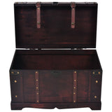 NNEVL Vintage Treasure Chest Wood 66x38x40 cm