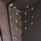 NNEVL Vintage Treasure Chest Wood 66x38x40 cm