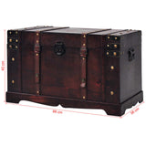 NNEVL Vintage Treasure Chest Wood 66x38x40 cm