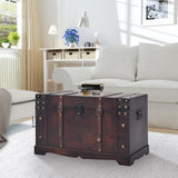 NNEVL Vintage Treasure Chest Wood 66x38x40 cm