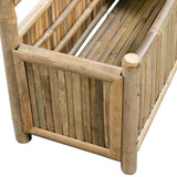 NNEVL Garden Raised Bed with Trellis Bamboo 70 cm