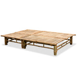 NNEVL 2-Person Sun Lounger Bamboo