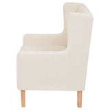 NNEVL Armchair Cream White Fabric